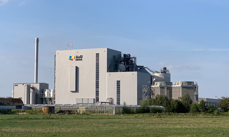 biomassafabriek van Unilin